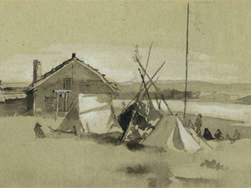 1856-Elizabeth Taylor - Missione anglicana di Peel River
